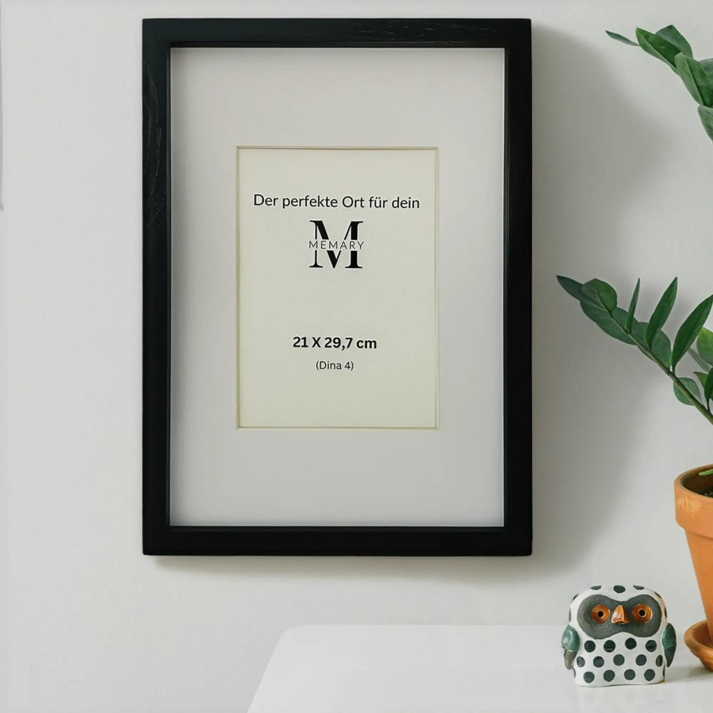 Bilderrahmen Holz Schwarz - Memary