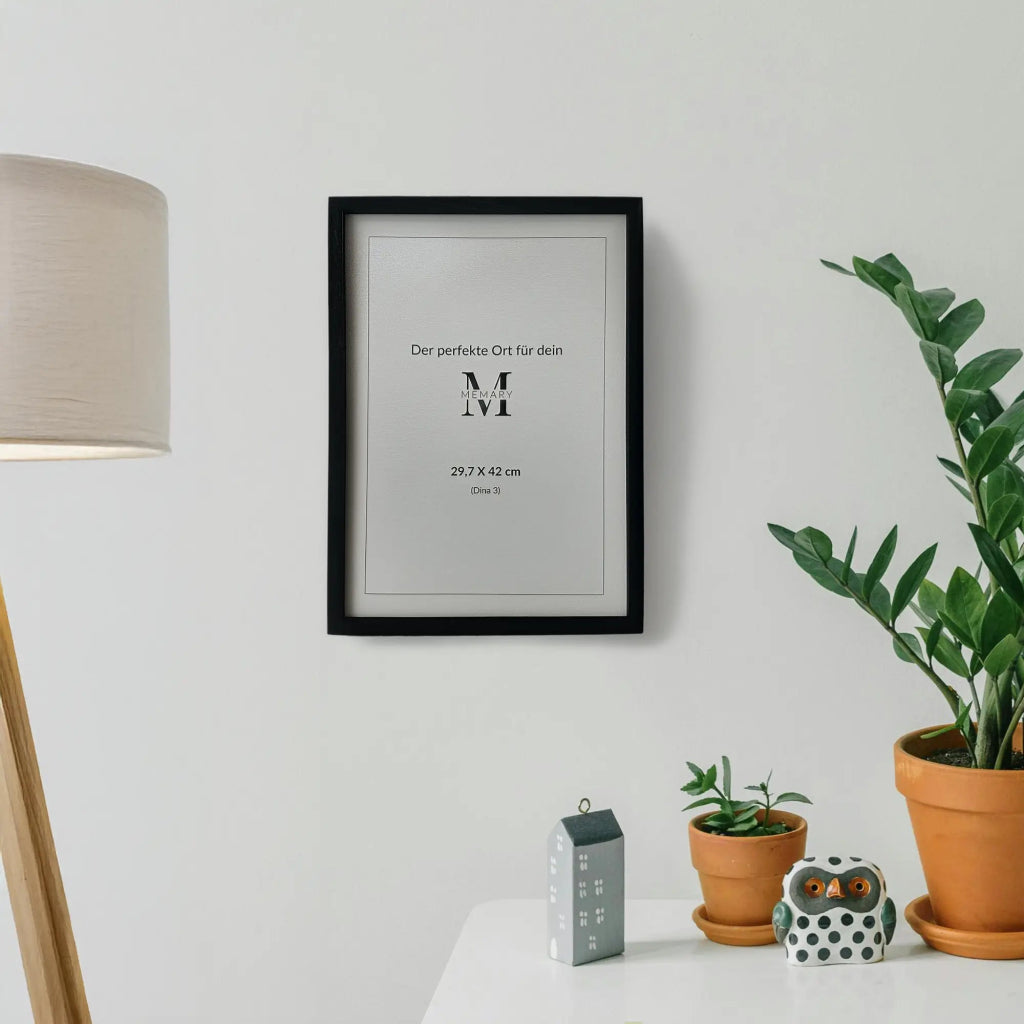 Bilderrahmen Holz Schwarz - Memary