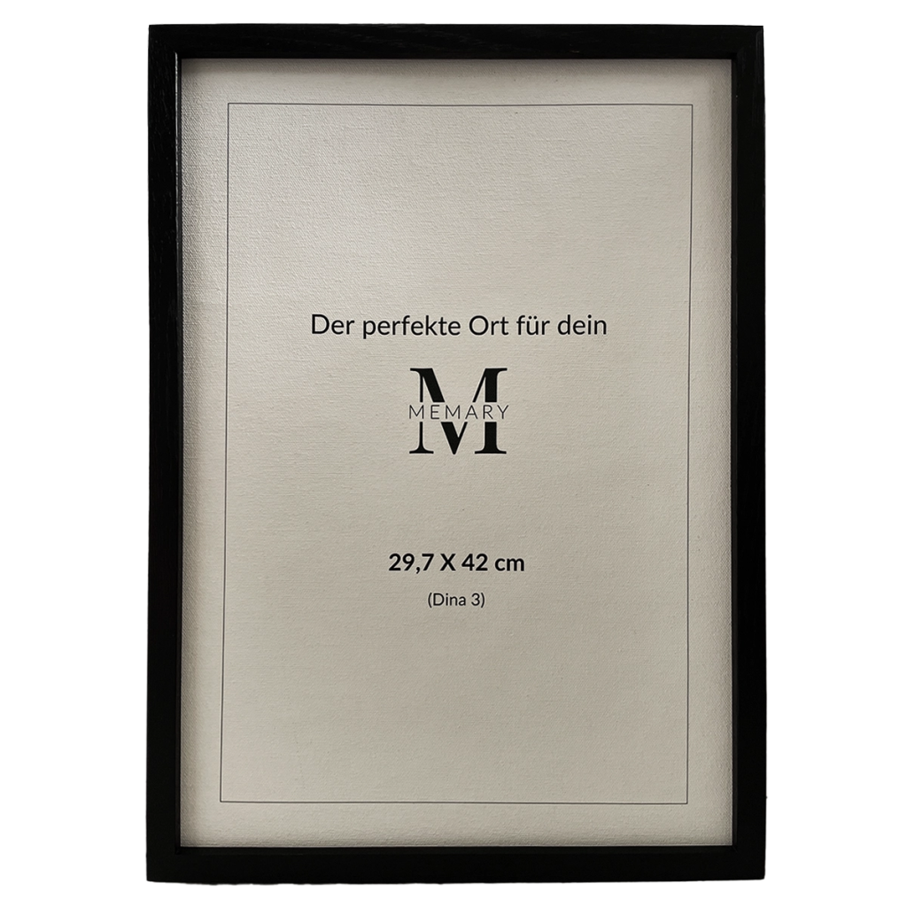 Bilderrahmen Holz Schwarz - Memary