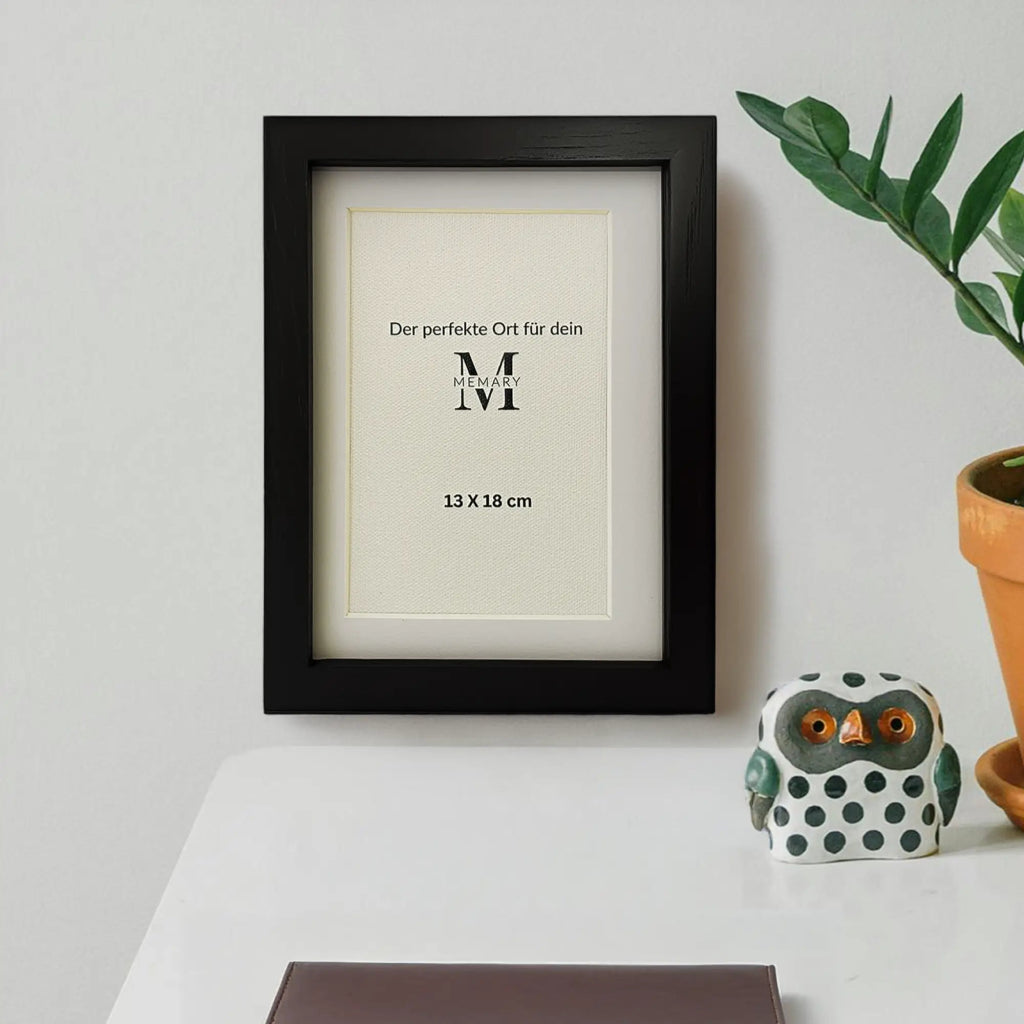 Bilderrahmen Holz Schwarz - Memary